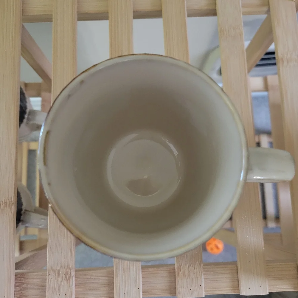 Crate&Barrel Scavo Dinnerware Coffee Tea Cups Mugs Set of 4 Retired Pattern